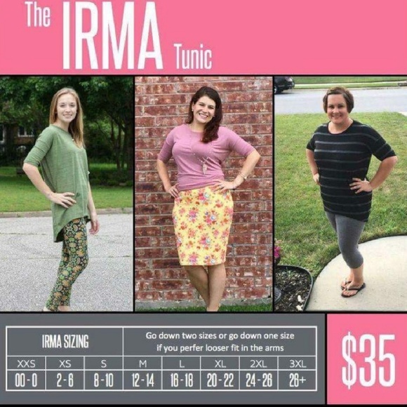 NWT lularoe Irma tunic - Picture 5 of 5